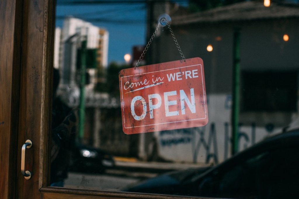 Salon Open Sign