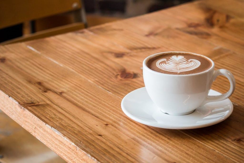 Latte on a Table