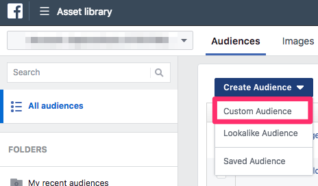 Create Custom Audience