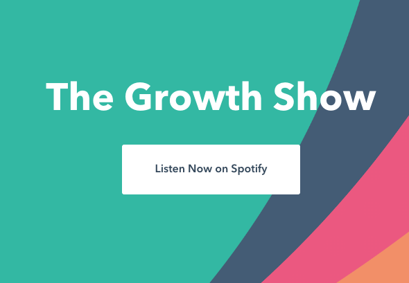 The Growth Show Podcast Landing Page