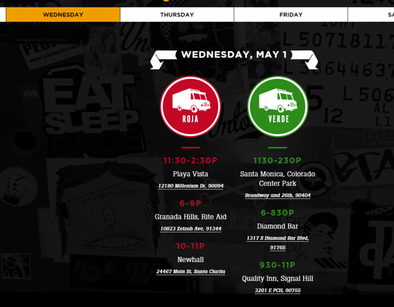 Food Truck Schedule